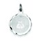 Sterling Silver To My Maid of Honor Disc Charm Pendant Jewerly 22mm x 15mm